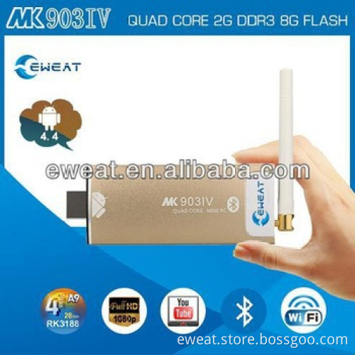 Android4.4 tv dongle MK903IV Quad Core Rockchip RK3188 full hd 1080p xbmc streaming TV stick